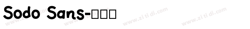 Sodo Sans字体转换